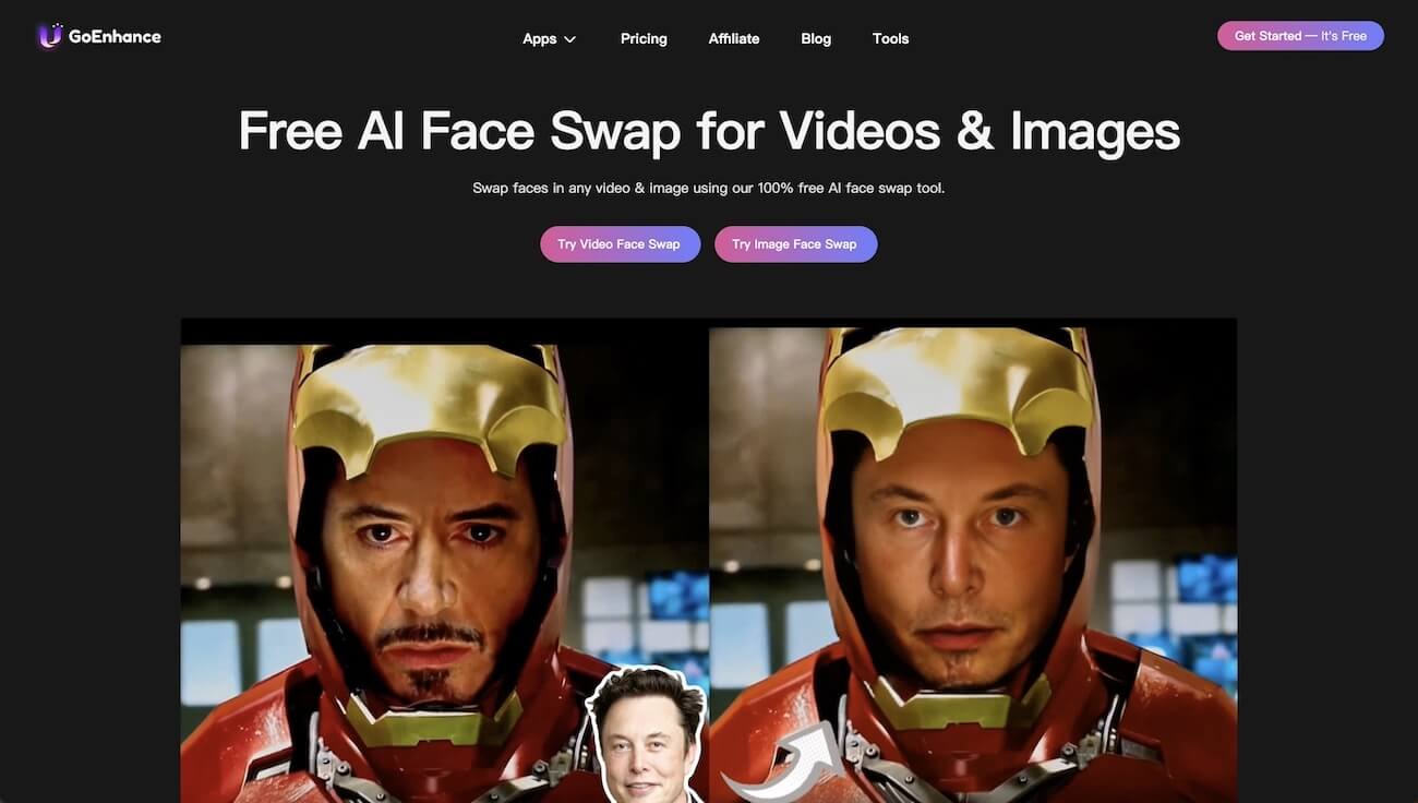 AI视频生成器 Face Swap