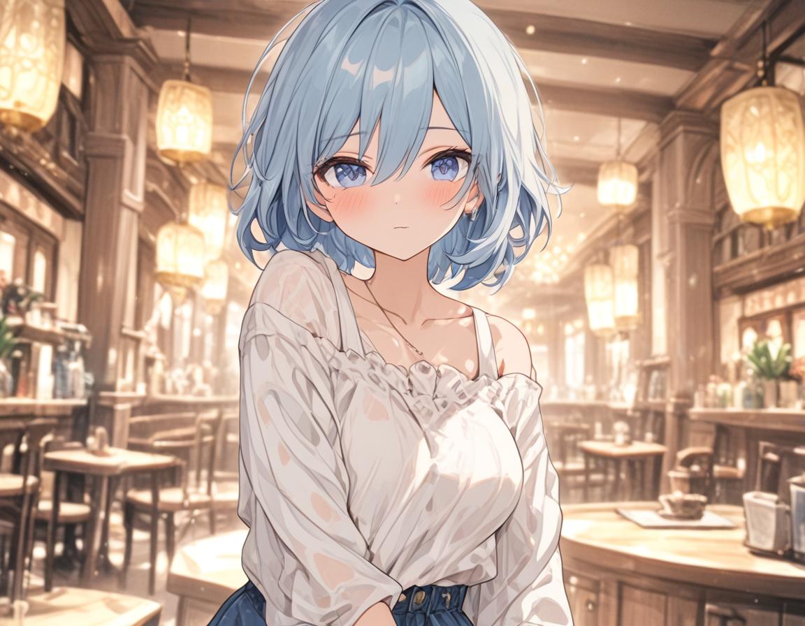 Loli Girl in Casual Wear - AI视频生成器